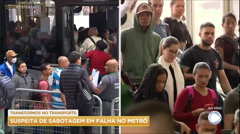 Vídeo: Passageiros da linha 9-Esmeralda enfrentam transtornos por conta de falha elétrica