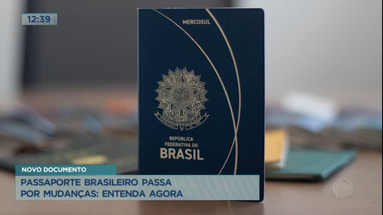 Vídeo: Novo passaporte brasileiro começa a ser emitido pela Polícia Federal