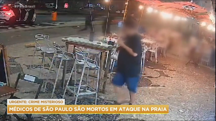 Vídeo: Médicos paulistas são executados em quiosque na Barra da Tijuca, no Rio de Janeiro