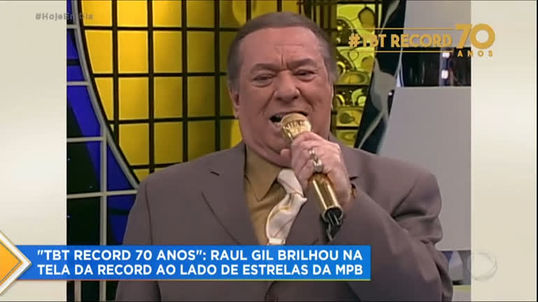Vídeo: #TBT Record 70 anos: Estrelas da música brasileira brilharam no Programa Raul Gil
