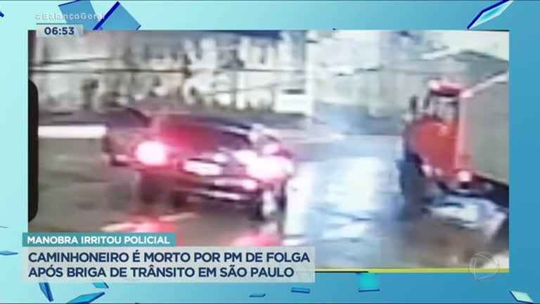 Vídeo: Policial mata caminhoneiro durante briga de trânsito em São Paulo