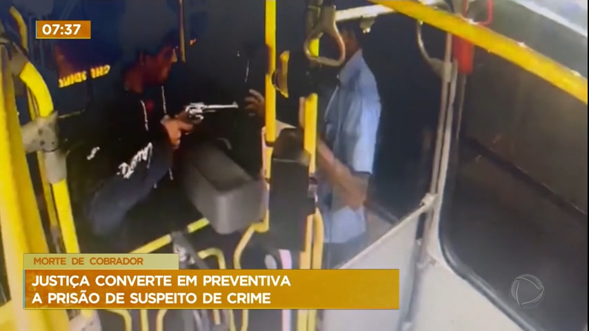 Vídeo: Justiça converte em preventiva a prisão de suspeito de roubar e matar cobrador no DF