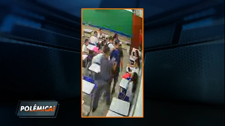 Vídeo: Domingo Espetacular mostra jovem que foi apreendido com arma de papel na sala de aula