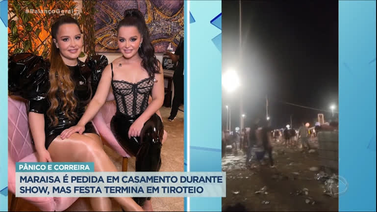 Vídeo: Tiroteio em show de Maiara e Maraisa no Tocantins deixa um morto
