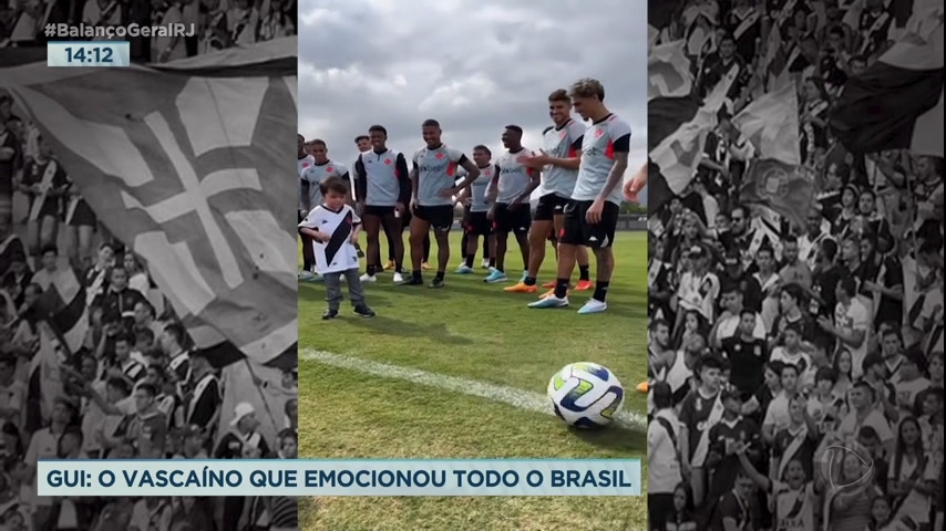 Vídeo: A rotina de Guilherme, menino vascaíno que emocionou o Brasil ao acordar de um coma