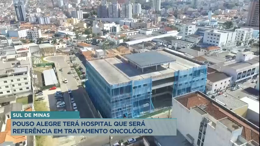Vídeo: Autoridades mineiras visitam obras do Hospital Oncológico de Pouso Alegre, na região sul de MG