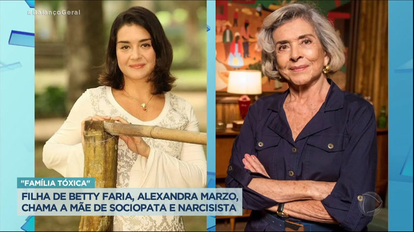 Vídeo: Alexandra Marzo detona a mãe, Betty Faria: "tóxica e sociopata"
