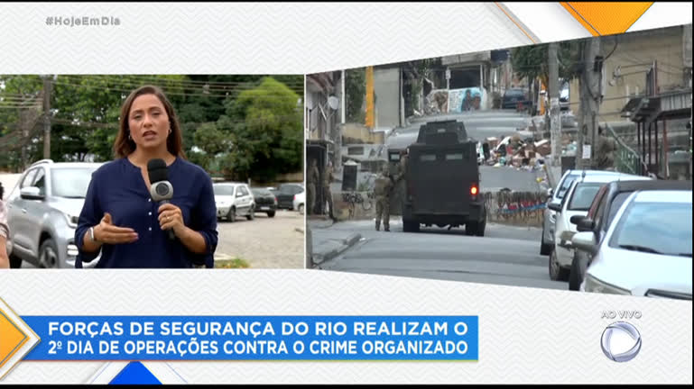 Vídeo: Polícias do Rio realizam segundo dia de operação contra tráfico de drogas