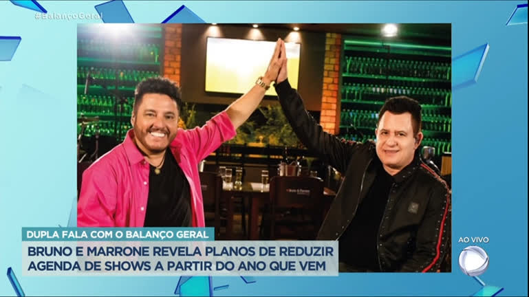 Vídeo: Dupla Bruno e Marrone vai reduzir número de shows