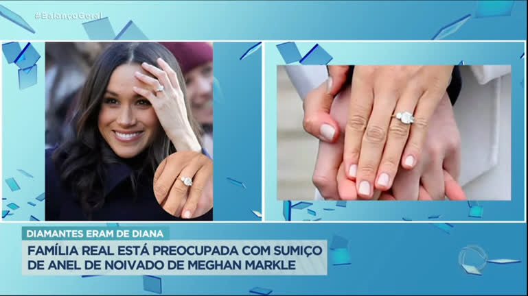 Vídeo: "Sumiço" de anel de noivado de Meghan Markle preocupa família real britânica