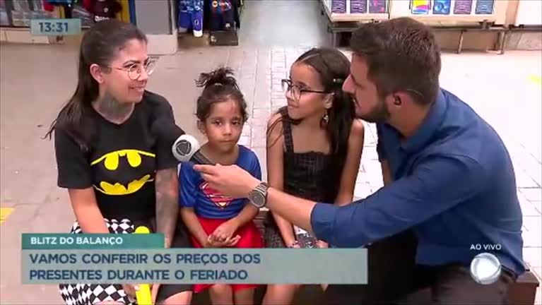 Vídeo: Pesquisa diz que brasiliense vai gastar R$ 181 em média com presente do Dia das Crianças