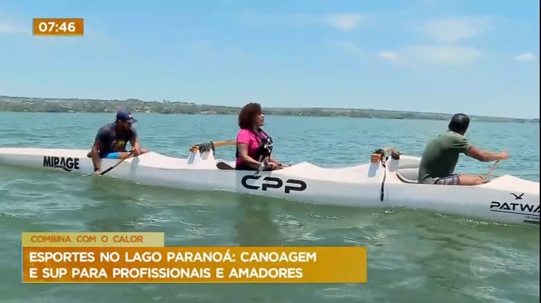 Vídeo: Lago Paranoá é local de lazer e de treinamentos para atletas que vão participar de campeonato mundial
