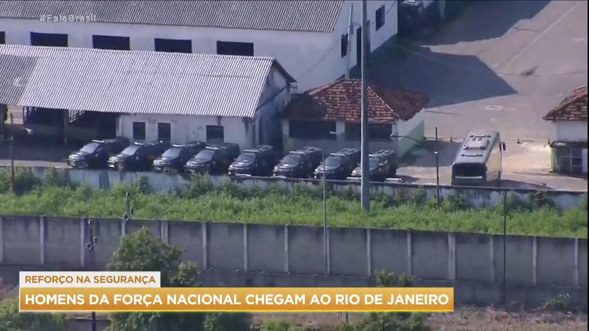 Vídeo: Força Nacional chega ao Rio de Janeiro para ajudar nas operações contra o crime organizado