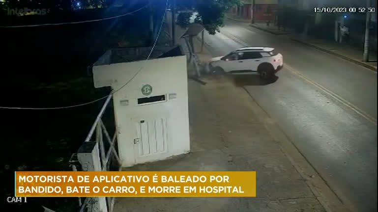 Vídeo: Motorista de aplicativo morre após ser baleado em tentativa de assalto no bairro Serrano, em Belo Horizonte