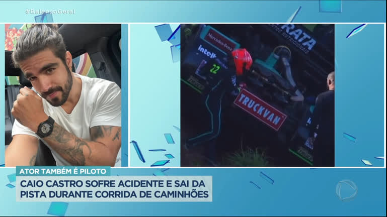 Vídeo: Caio Castro bate caminhão após sair da pista na Fórmula Truck