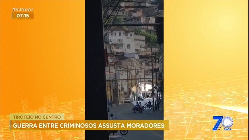 Vídeo: Troca de tiros assusta moradores da área central do Rio