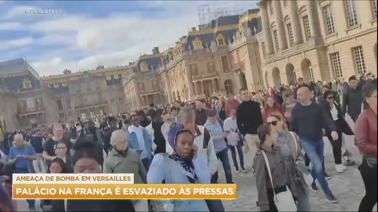 Vídeo: Palácio de Versalhes, na França, é esvaziado após ameaça de bomba