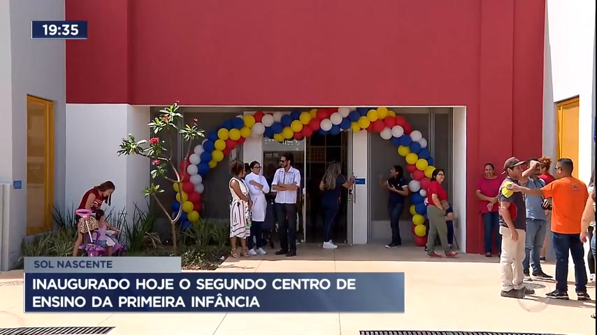 Vídeo: Governador Ibaneis inaugura creche pública em Sol Nascente nesta terça (17)
