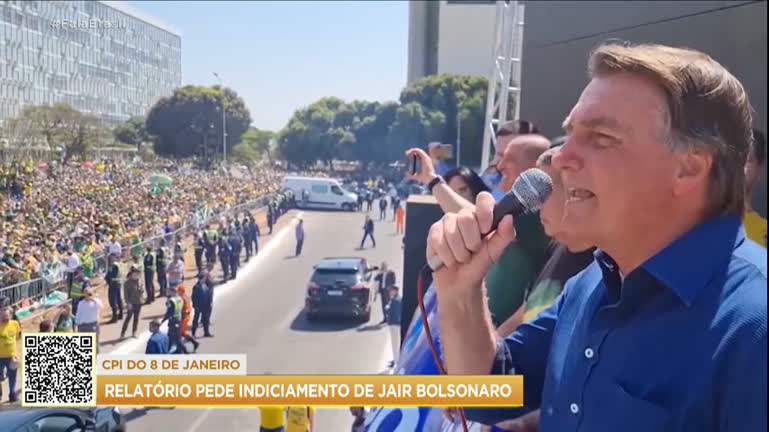 Vídeo: Relatora da CPI do 8 de janeiro pede indiciamento de Jair Bolsonaro
