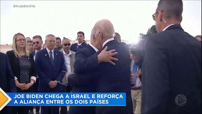 Vídeo: Biden chega a Israel e reforça aliança entre os dois países