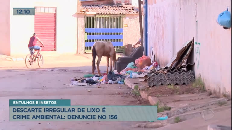 Vídeo: Moradores reclamam de descarte de lixo irregular na Estrutural