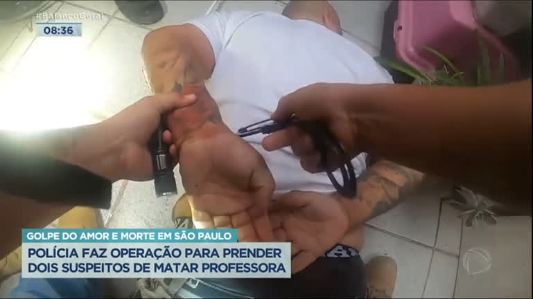 Vídeo: Polícia faz operação para prender suspeitos de matar professora em São Paulo