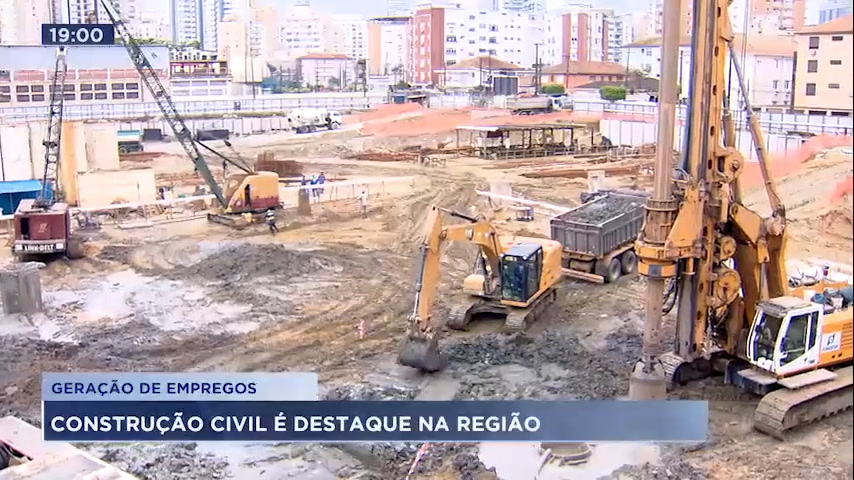 Vídeo: Crescimento da construção civil