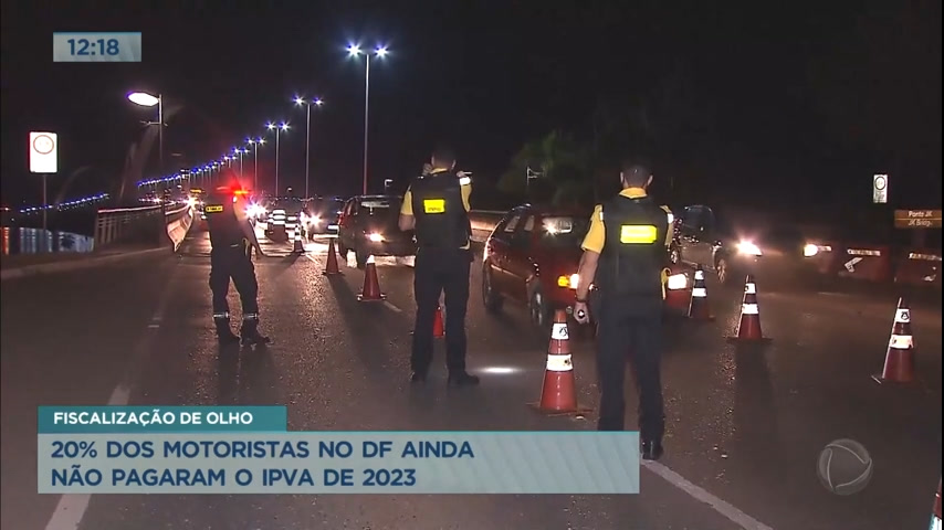 Vídeo: Cerca de 20% dos motoristas no DF ainda não pagaram IPVA de 2023
