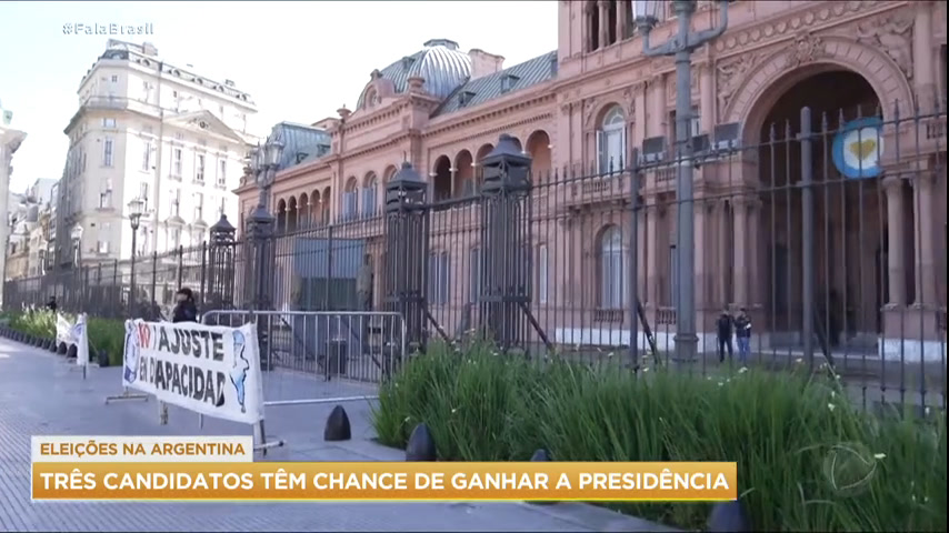 Eleições na Argentina acontecem neste domingo (22), em meio a um clima conturbado no país
