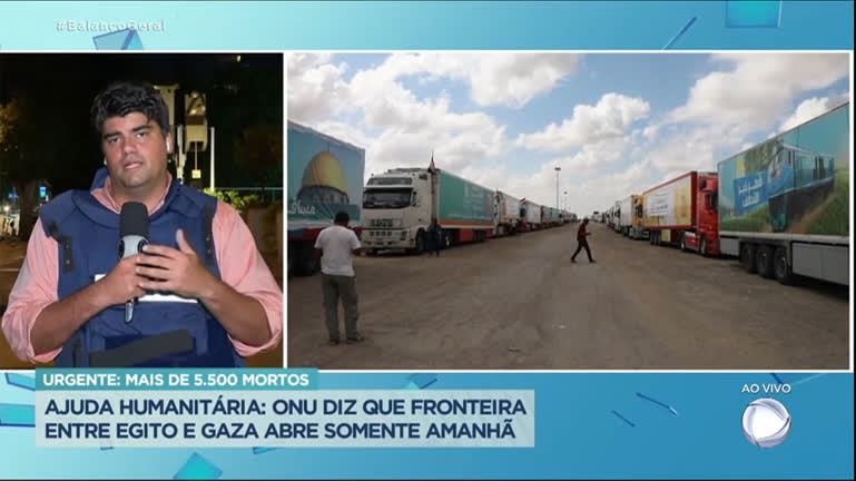 Vídeo: Ajuda humanitária deve entrar em Gaza no próximo sábado (21), diz ONU