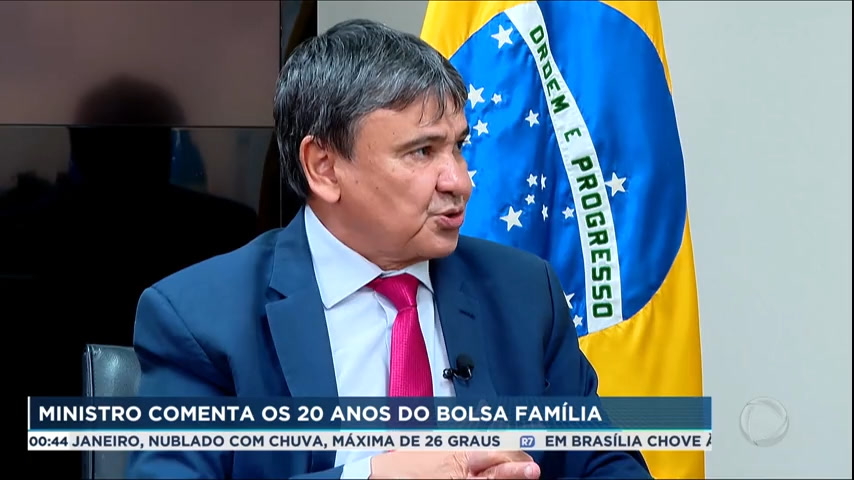 Ministro Wellington Dias faz balanço dos 20 anos do Bolsa Família em entrevista ao JR
