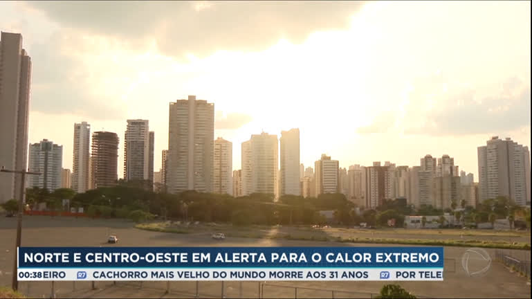 Vídeo: Temperatura em Goiás está, em média, 5°C acima do normal