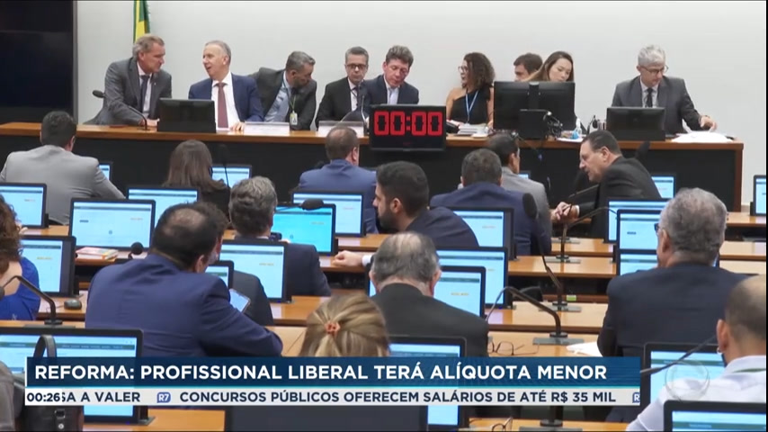 Reforma tributária: relator diz que profissionais liberais terão alíquota diferenciada