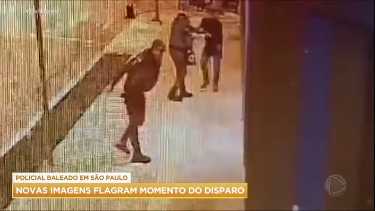 Vídeo: Imagens mostram policial sendo baleado em abordagem no centro da capital paulista