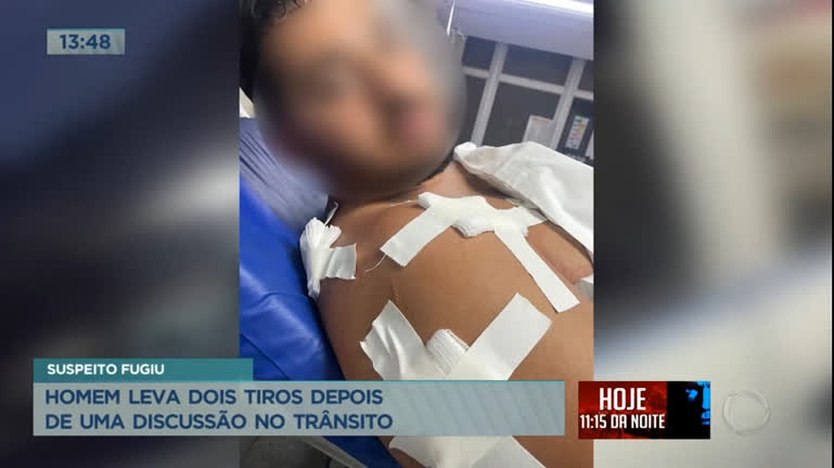 Vídeo: Homem leva dois tiros depois de uma discussão de trânsito no Guará (DF)