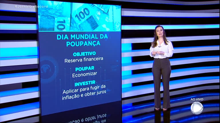 Vídeo: JR Dinheiro : Dia Mundial da Poupança busca conscientizar sobre a importância da reserva financeira