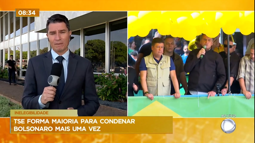 Vídeo: TSE forma maioria para condenar Bolsonaro mais uma vez