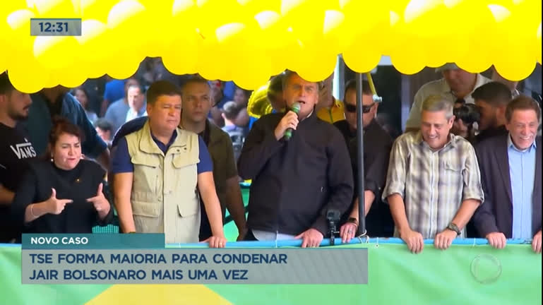 Vídeo: TSE forma maioria para condenar ex-presidente Bolsonaro mais uma vez