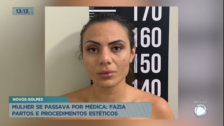Vídeo: Mulher é presa por se passar por médica e realizar procedimentos
