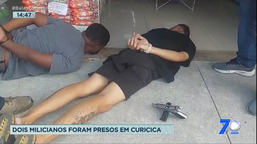 Vídeo: Polícia prende milicianos suspeitos de extorquir comerciantes na zona oeste do Rio