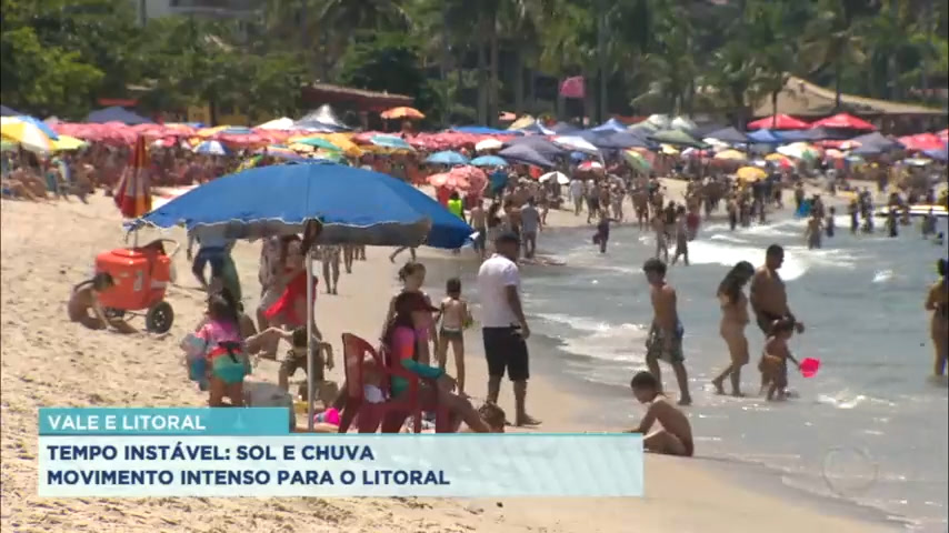 Vídeo: Veja como estão o Vale do Paraíba e Litoral Norte de SP