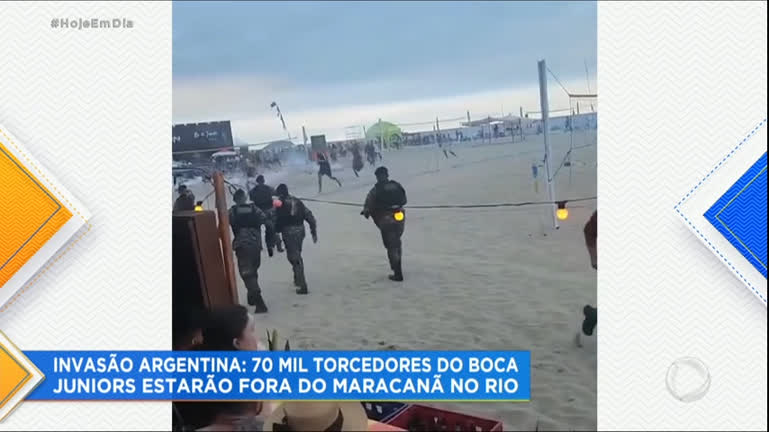 Vídeo: Governo do Rio monta operação para evitar confronto entre torcedores na final da Libertadores