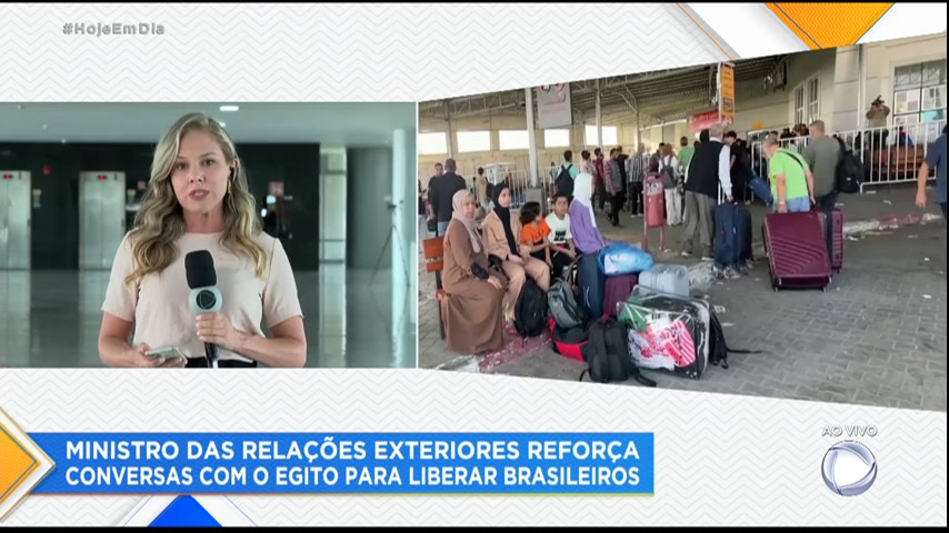 Vídeo: Brasileiros ficam de fora da terceira lista de estrangeiros autorizados a deixar Gaza
