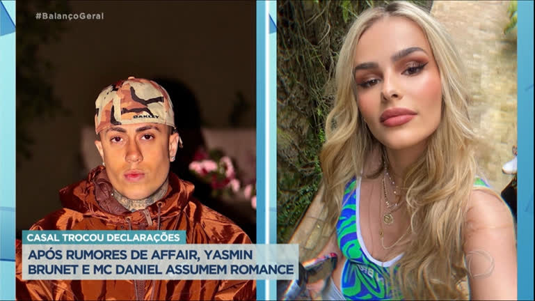 Vídeo: MC Daniel entrega relação e se declara para Yasmin Brunet nas redes sociais: "Meu amor"