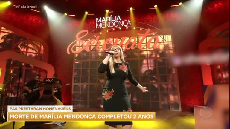 Vídeo: 2 anos da morte de Marília Mendonça: fãs prestam homenagem à cantora
