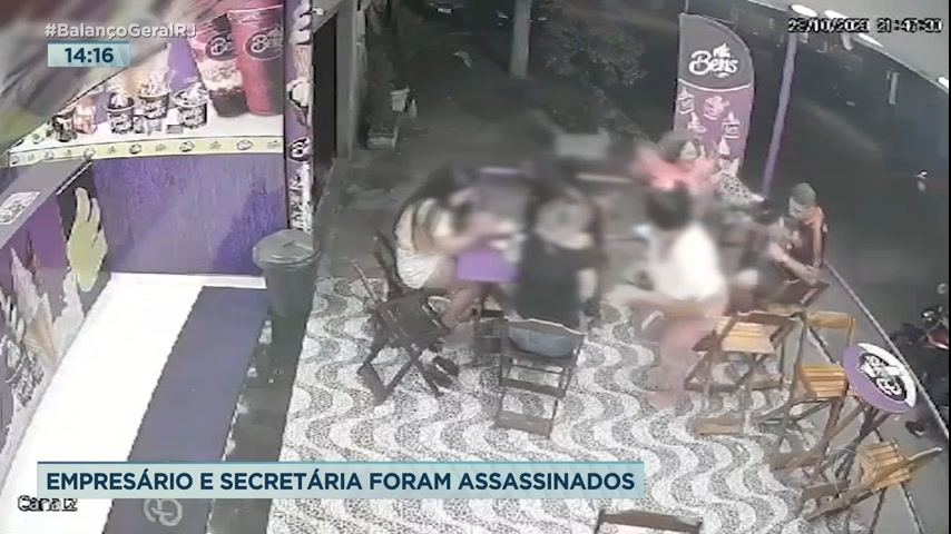 Vídeo: Vídeo registra ataque que matou empresário e secretária na Baixada Fluminense