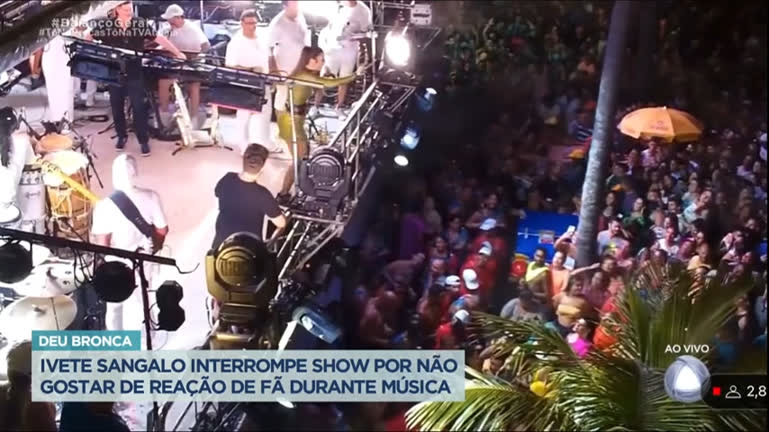Vídeo: "Vou cantar quantas vezes eu quiser": Ivete Sangalo interrompe show e dá lição de moral em fã