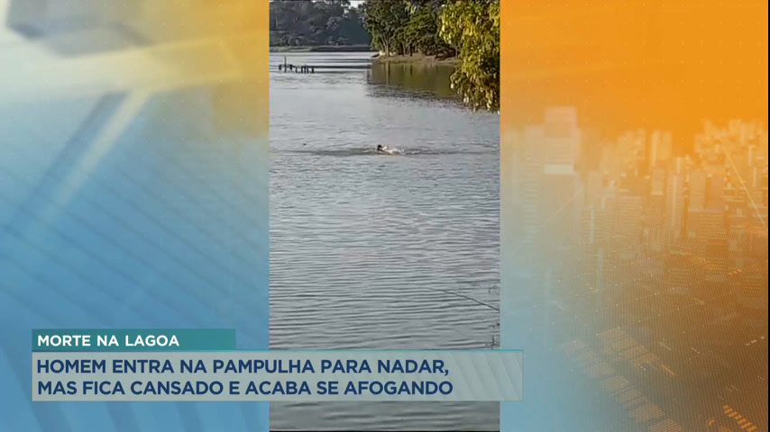 Homem morre afogado ao nadar na Lagoa da Pampulha, em BH
