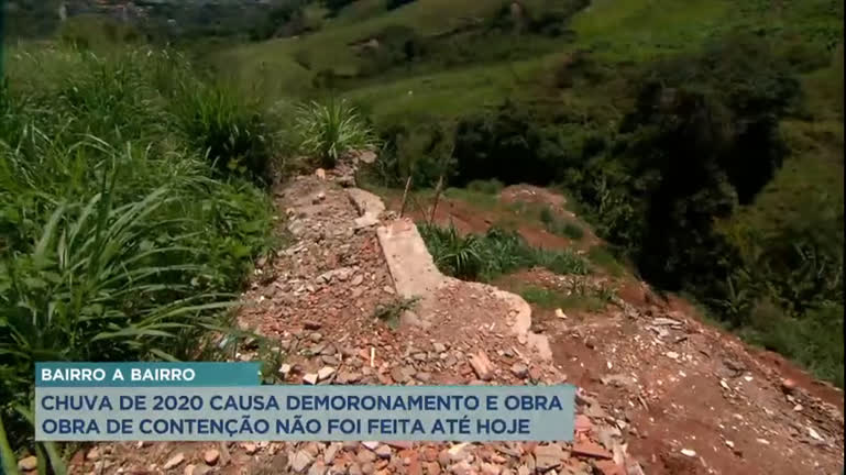 Vídeo: Bairro a Bairro: moradores de Itabirito (MG) ainda sofrem por problemas causados por chuvas de 2020