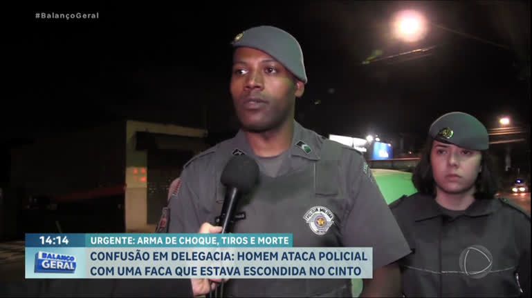 Vídeo: Homem é morto a tiros por policial após invadir delegacia em SP